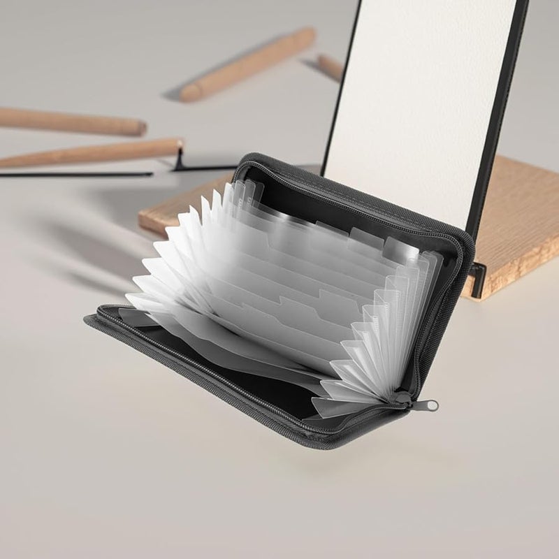 HANABASS A6 Zipper Expanding File Organizer Multi Layer Folder For Office Home Travel - Image 4
